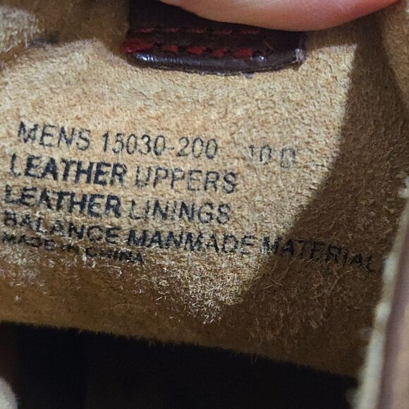 Florsheim Limited Mens Sz 10D Brown Leather Wingtip Lace Up Chukka Ankle Boots - Picture 6 of 12